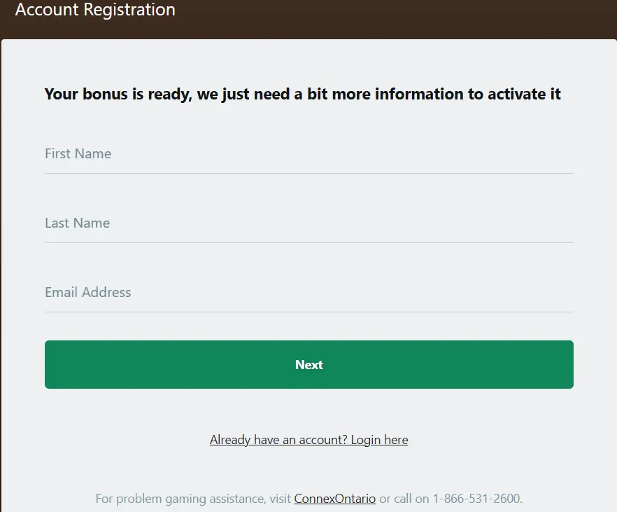 Yukon Gold Casino register